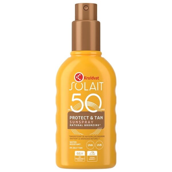 Kruidvat Solait Protect & Tan SPF50 Sunspray
