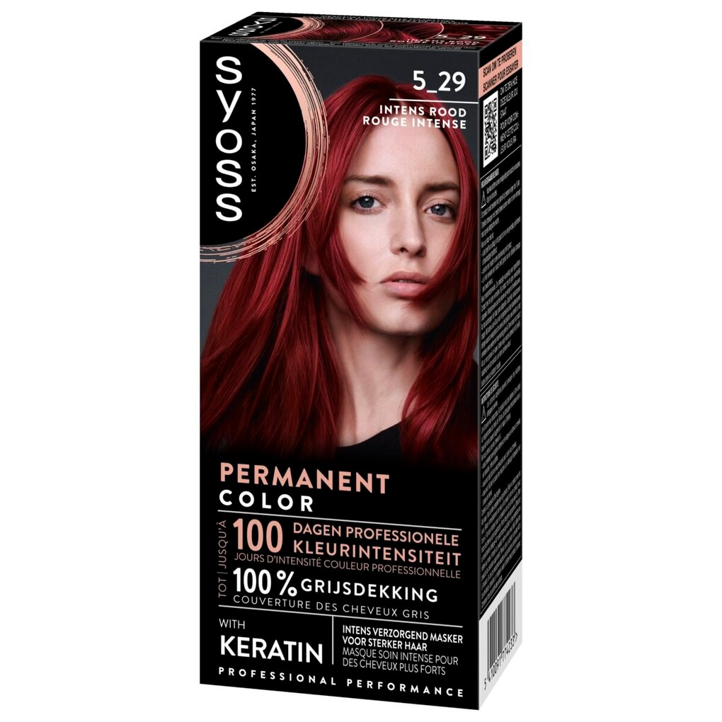 Syoss Salonplex 5-29 Intens Rood Permanente Haarkleuring