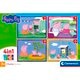 Clementoni Peppa Pig 4-in-1 Puzzel