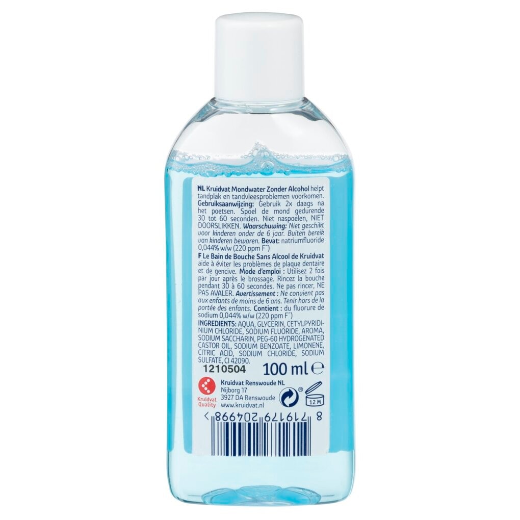 Kruidvat Zero 0% Alcohol Mini Mondwater