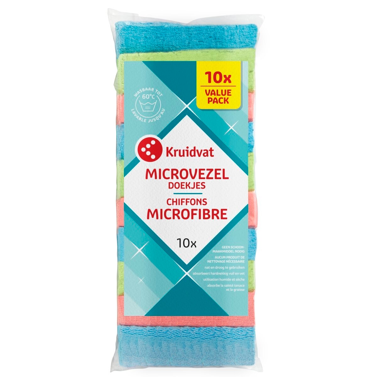 Afbeelding van Kruidvat Microvezeldoekjes - 10 stuks