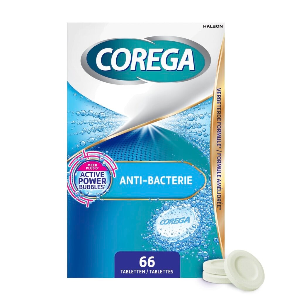 Corega Anti-bacterie Kunstgebitreiniger Tabletten