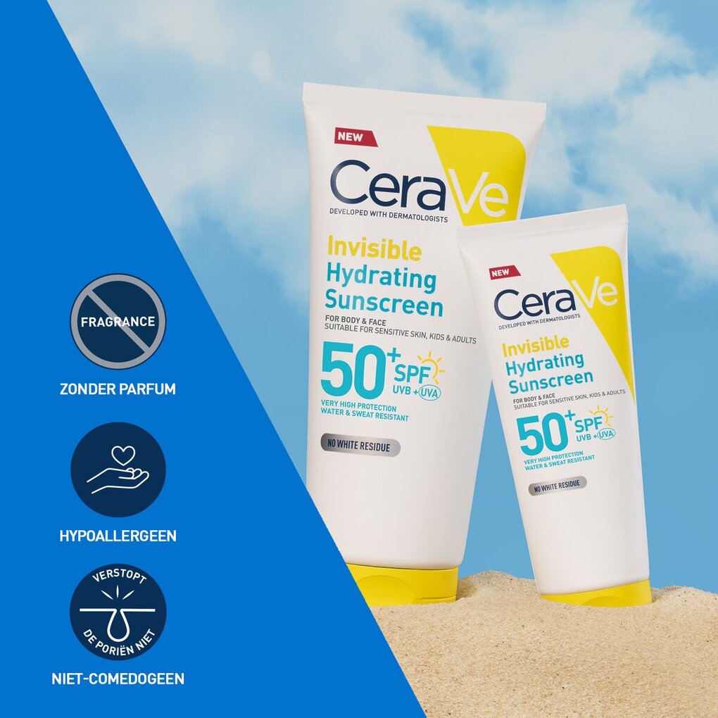CeraVe Invisible SPF50+ Hydrating Sunscreen