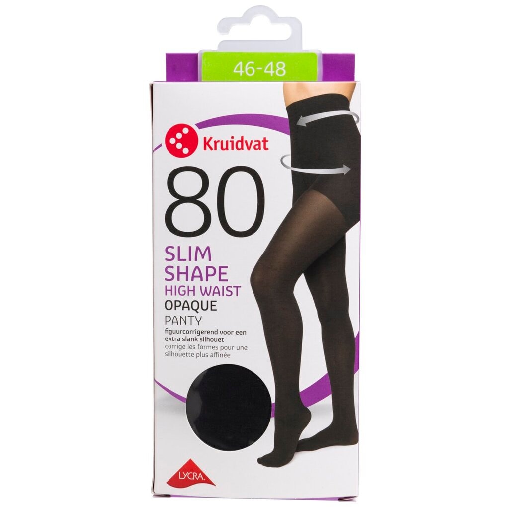 Kruidvat Slim Shape High Waist Opaque 80 Den Panty