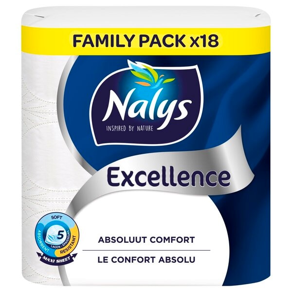 Nalys Excellence 5-Laags Toiletpapier