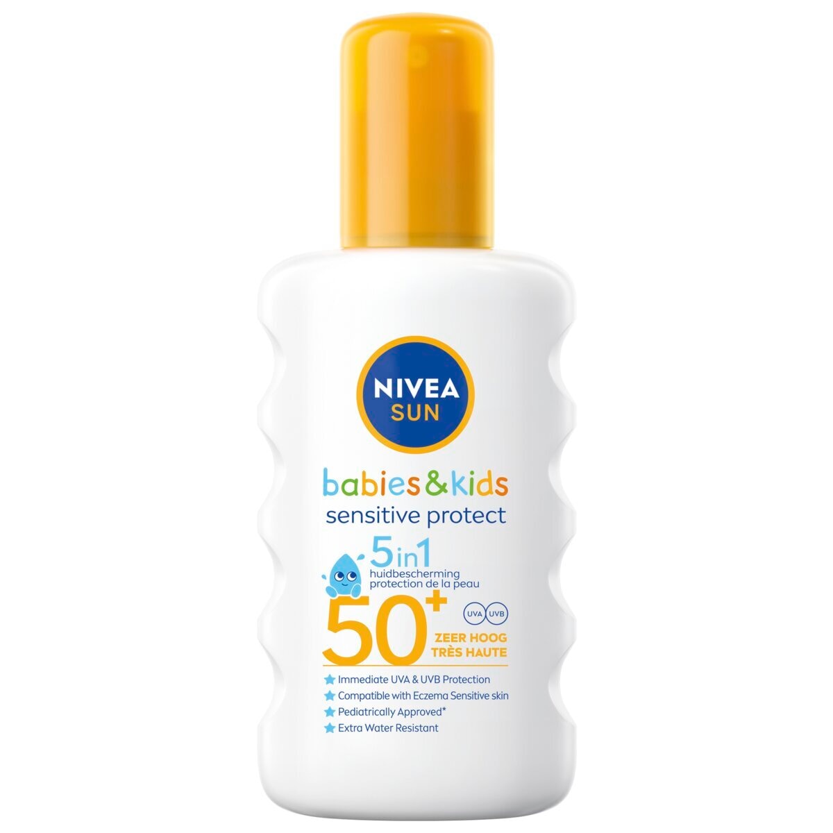 Afbeelding van NIVEA Sun Babies&Kids Sensitive Protect Zonnespray SPF 50+ - 200 ml