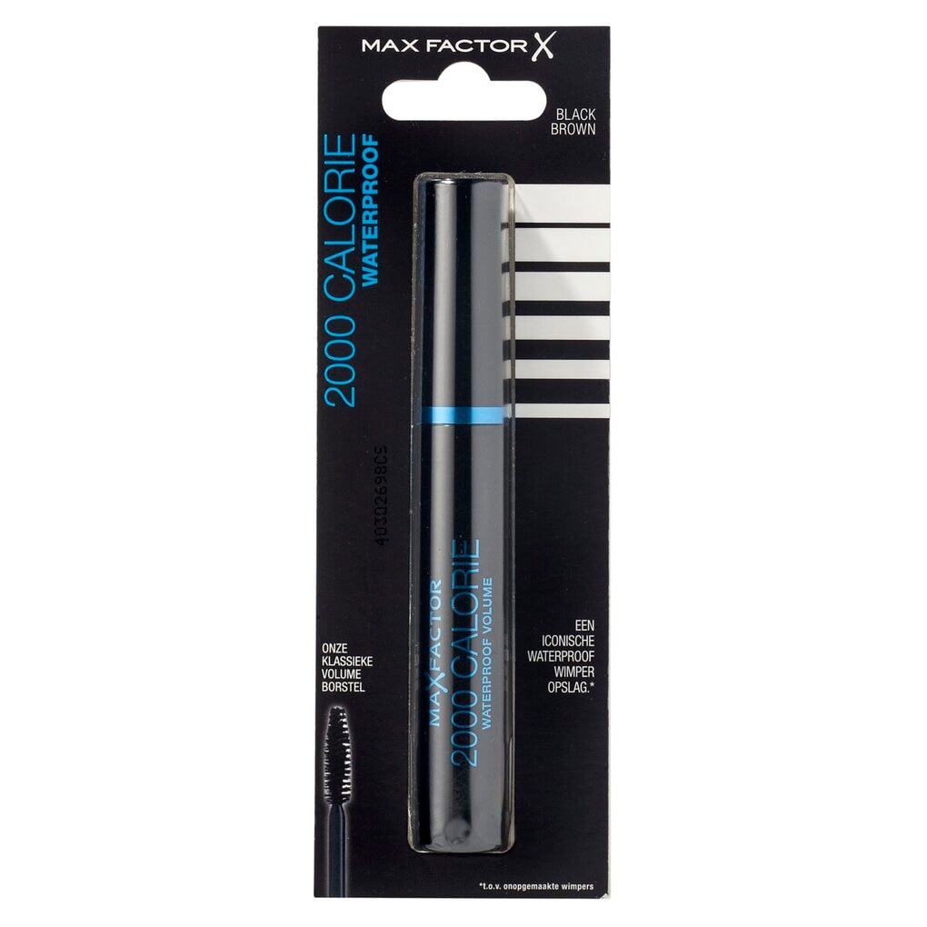 Max Factor 2000 Calorie Dramatic Volume 002 Black/Brown Waterproof Mascara