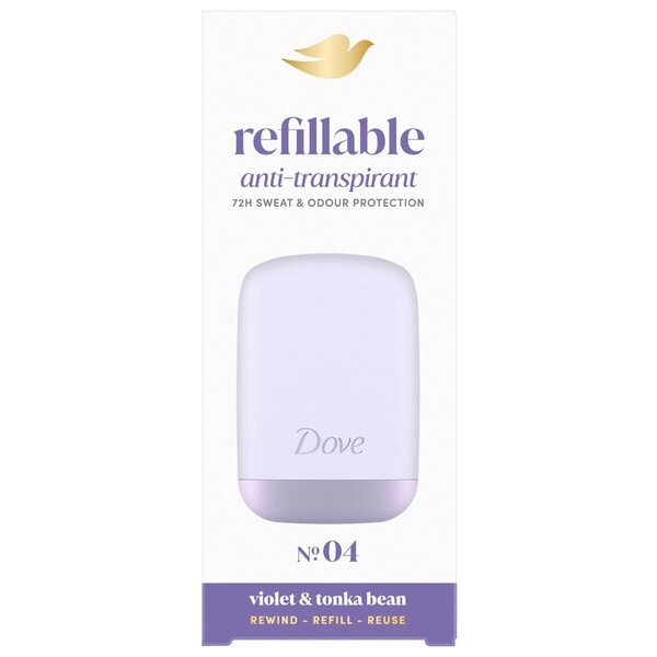 Dove No.04 Violet & Tonkabean Refillable Antitranspirant Starterkit