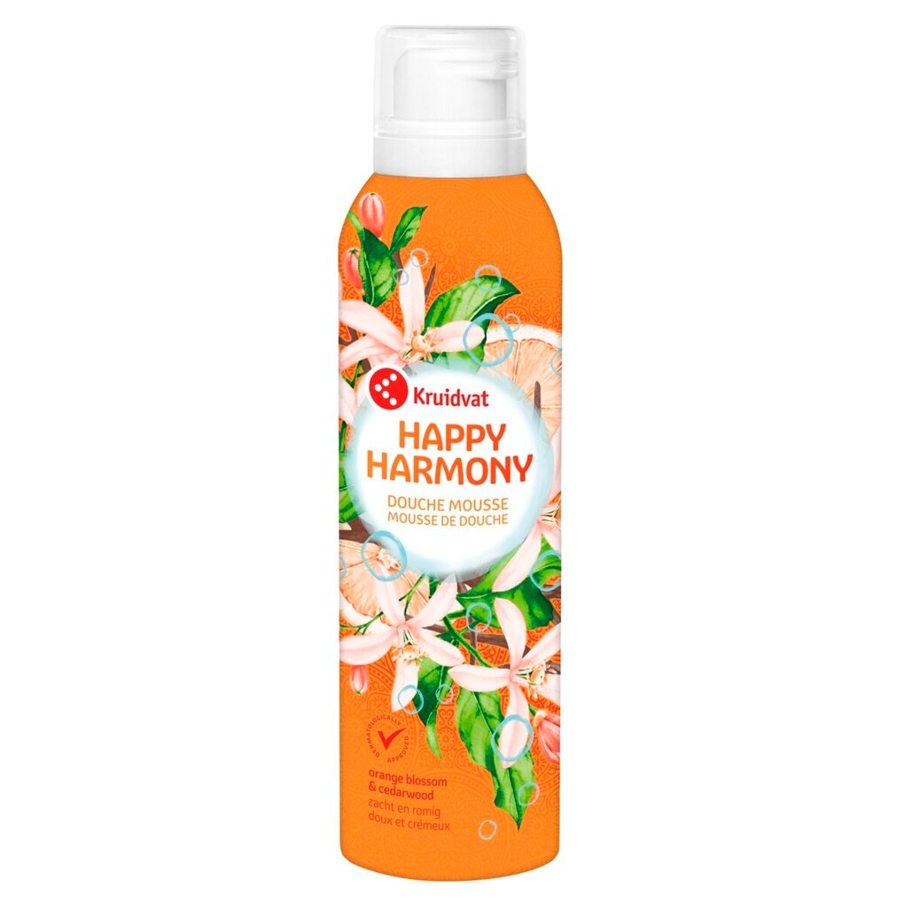 Kruidvat Happy Harmony Douchemousse Kruidvat Happy Harmony Douchemousse