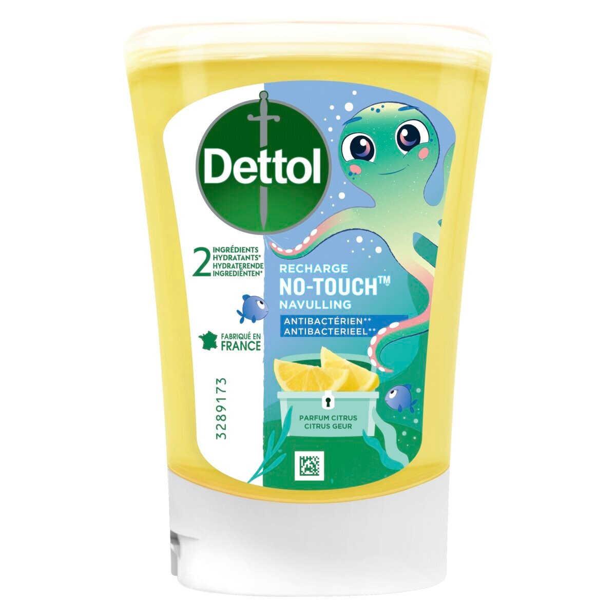 Afbeelding van Dettol Kids Citrus Antibacteriële Tonic Handzeep Navulling - 250ml