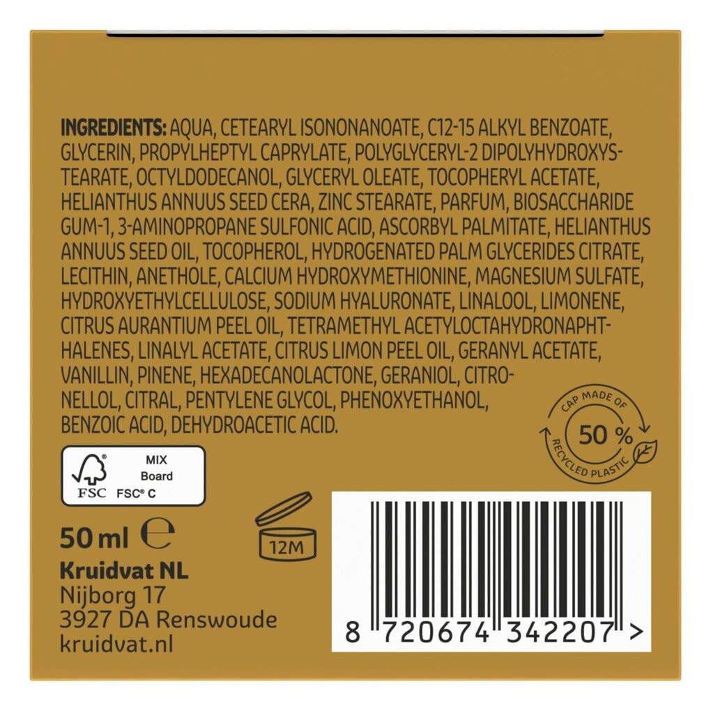 Kruidvat Pro Age Calcium 60+ Nachtcrème
