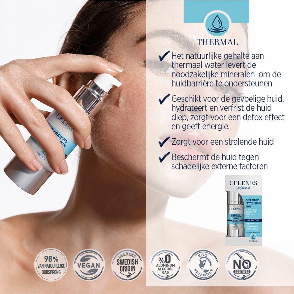 Celenes By Sweden 3-In-1 Energizing Detox Serum