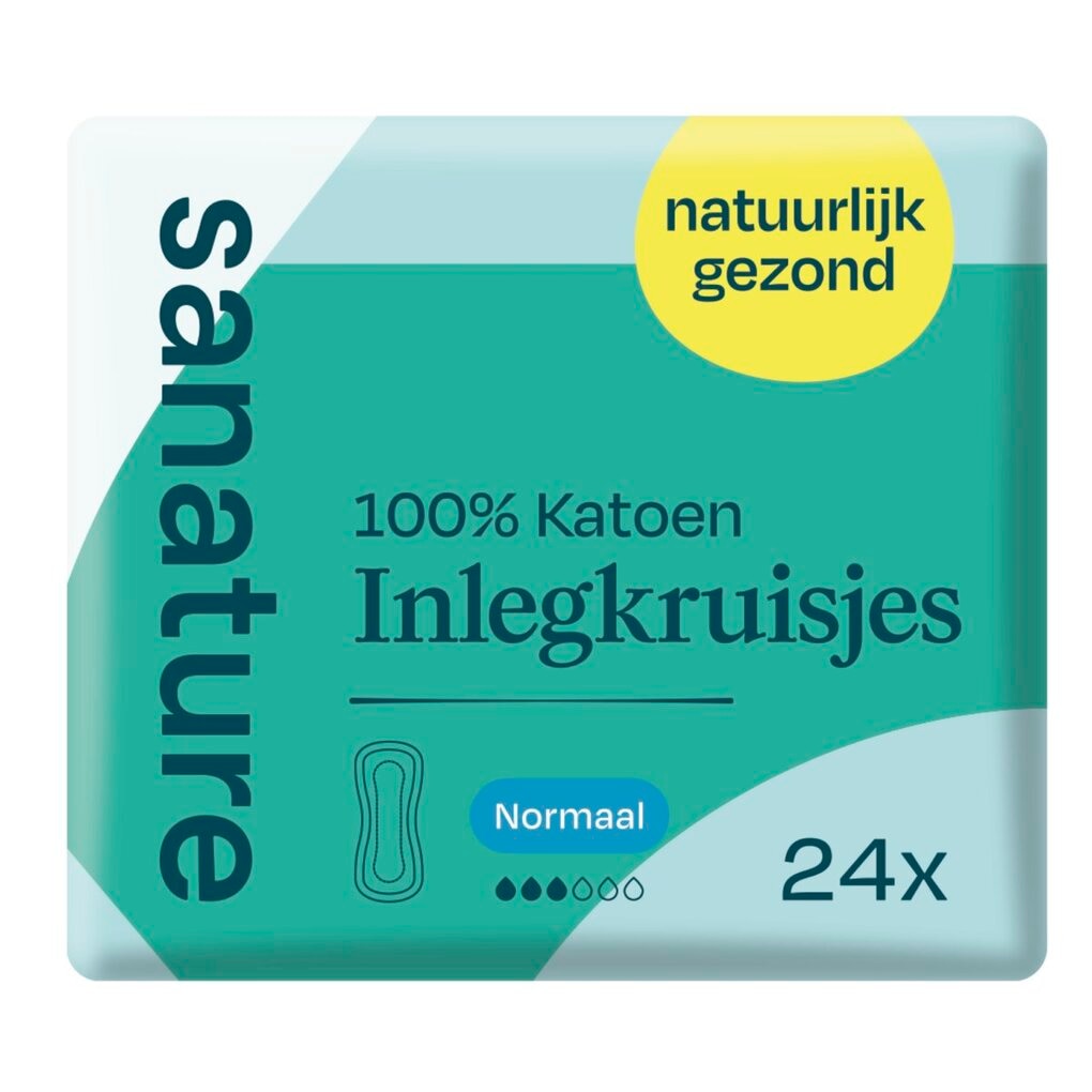 Sanature 100% Katoen Normaal Inlegkruisjes