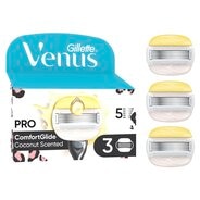 Gillette Venus Pro ComfortGlide Coconut Navulmesjes - 3 mesjes