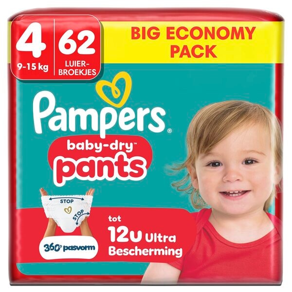 Pampers Baby-Dry Pants Maat 4 Luierbroekjes