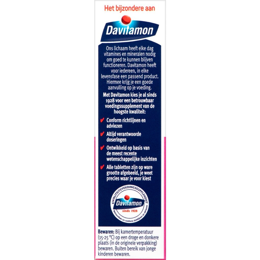 Davitamon Foliumzuur Extra Vitamine D3 Smelttabletten