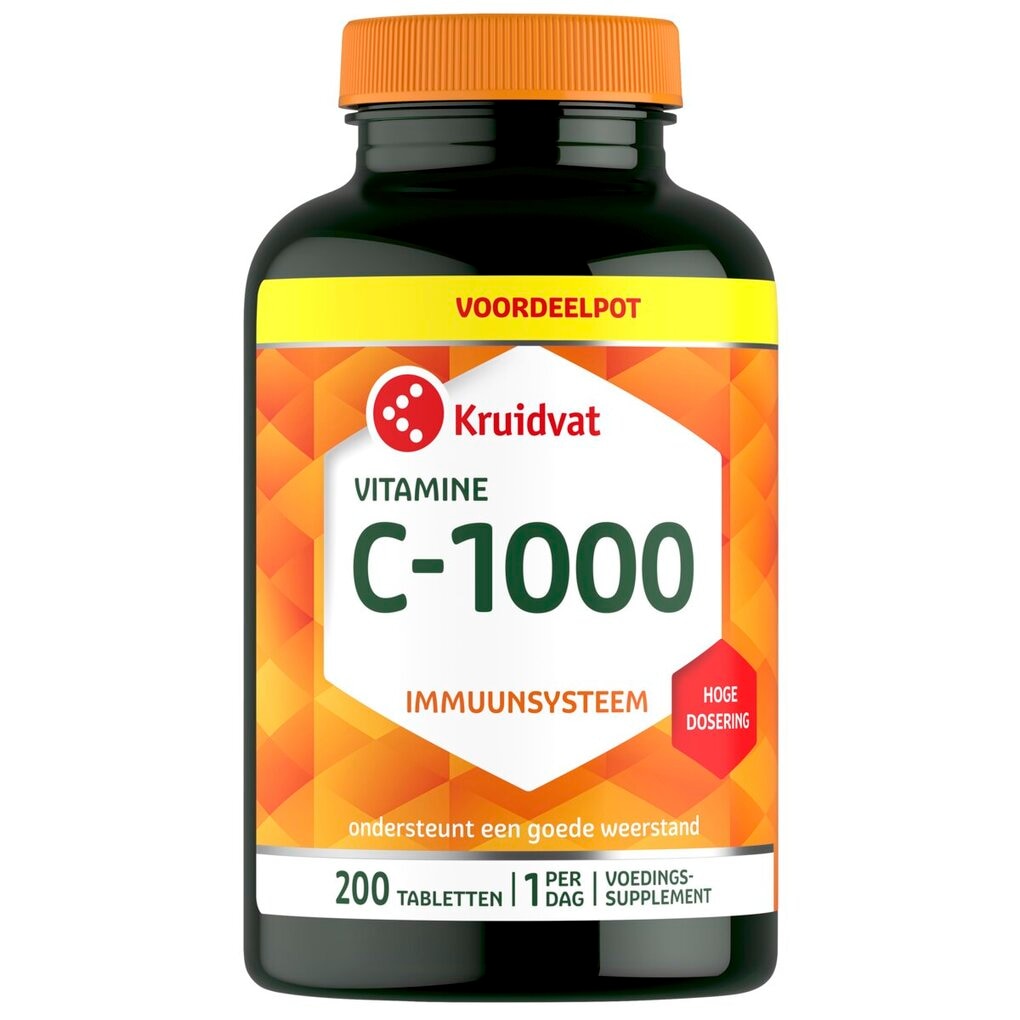 Kruidvat Vitamine C-1000 Tabletten Kruidvat Vitamine C-1000 Tabletten
