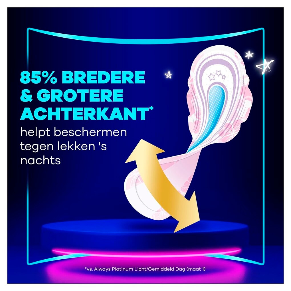 Always Platinum Secure Night Maandverband