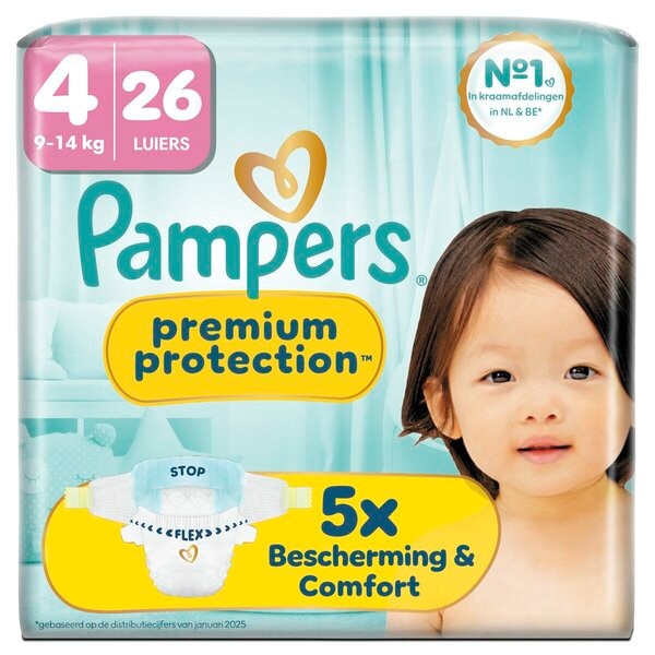 Pampers Premium Protection Maat 4 Luiers