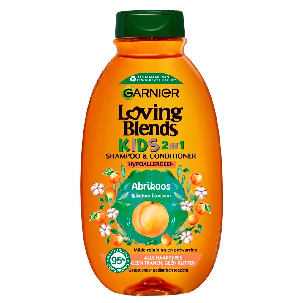 Garnier Loving Blends Kids Abrikoos 2-in-1 Shampoo & Conditioner Garnier Loving Blends Kids Abrikoos 2-in-1 Shampoo & Conditioner