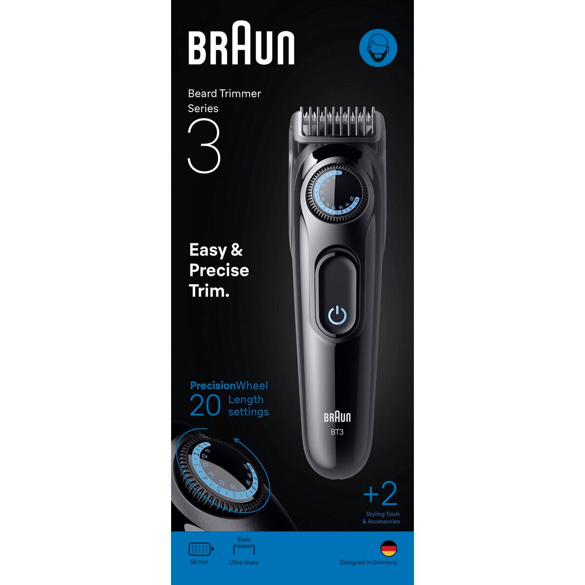 Afbeelding van Braun Series 3 Baardtrimmer
