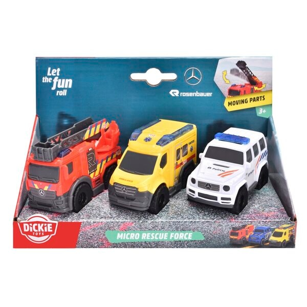 Dickie Toys Micro Rescue Force Set
