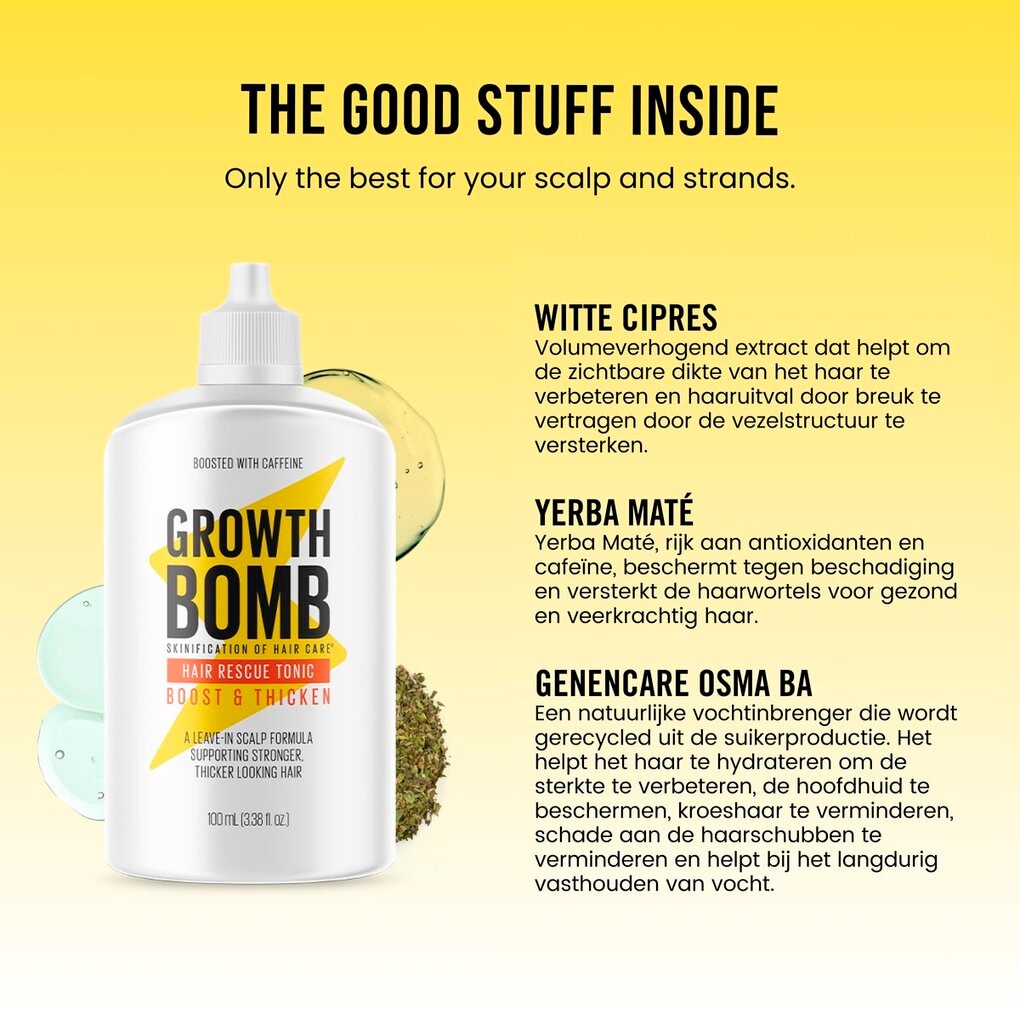 Growth Bomb Boost & Thicken Hair Rescue Tonic