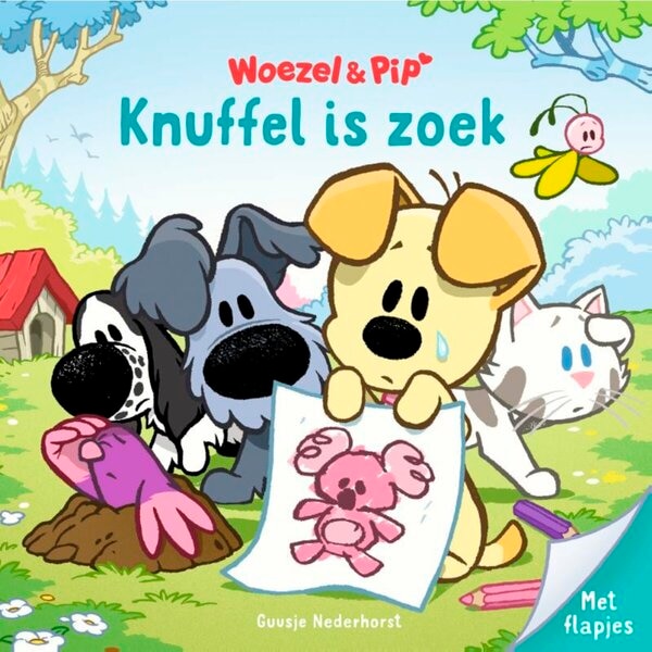 Woezel & Pip Knuffel is Zoek - Guusje Nederhorst Kinderboek