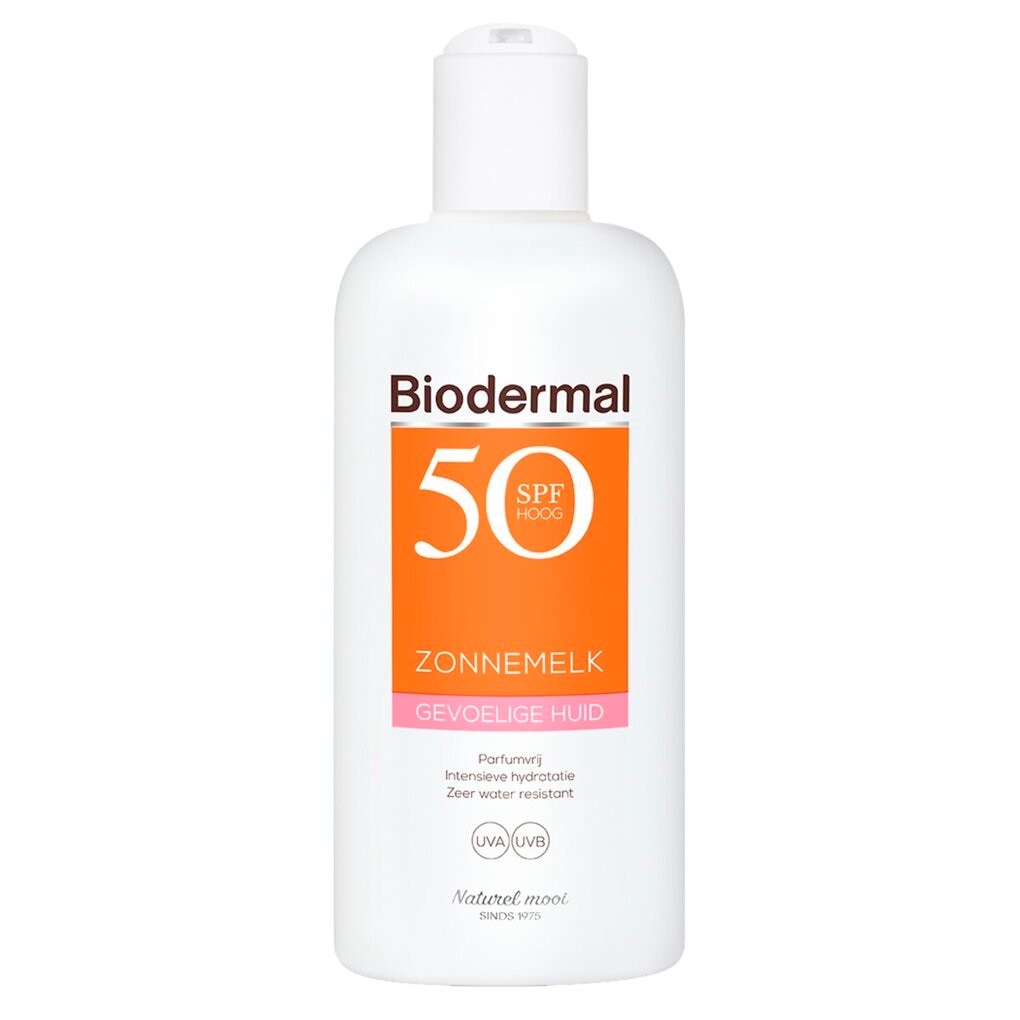 Biodermal Gevoelige Huid SPF50 Zonnemelk