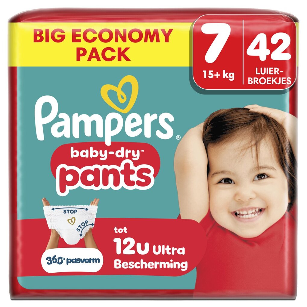 Pampers Baby-Dry Pants Maat 7 Luierbroekjes