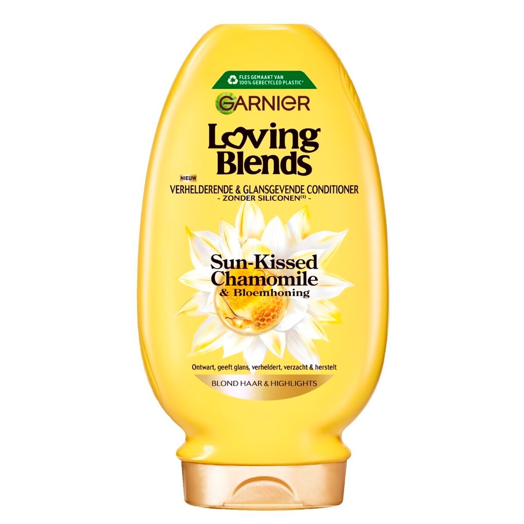 Garnier Loving Blends Sun-Kissed Chamomile & Bloemenhoning Verhelderende & Glansgevende Conditioner