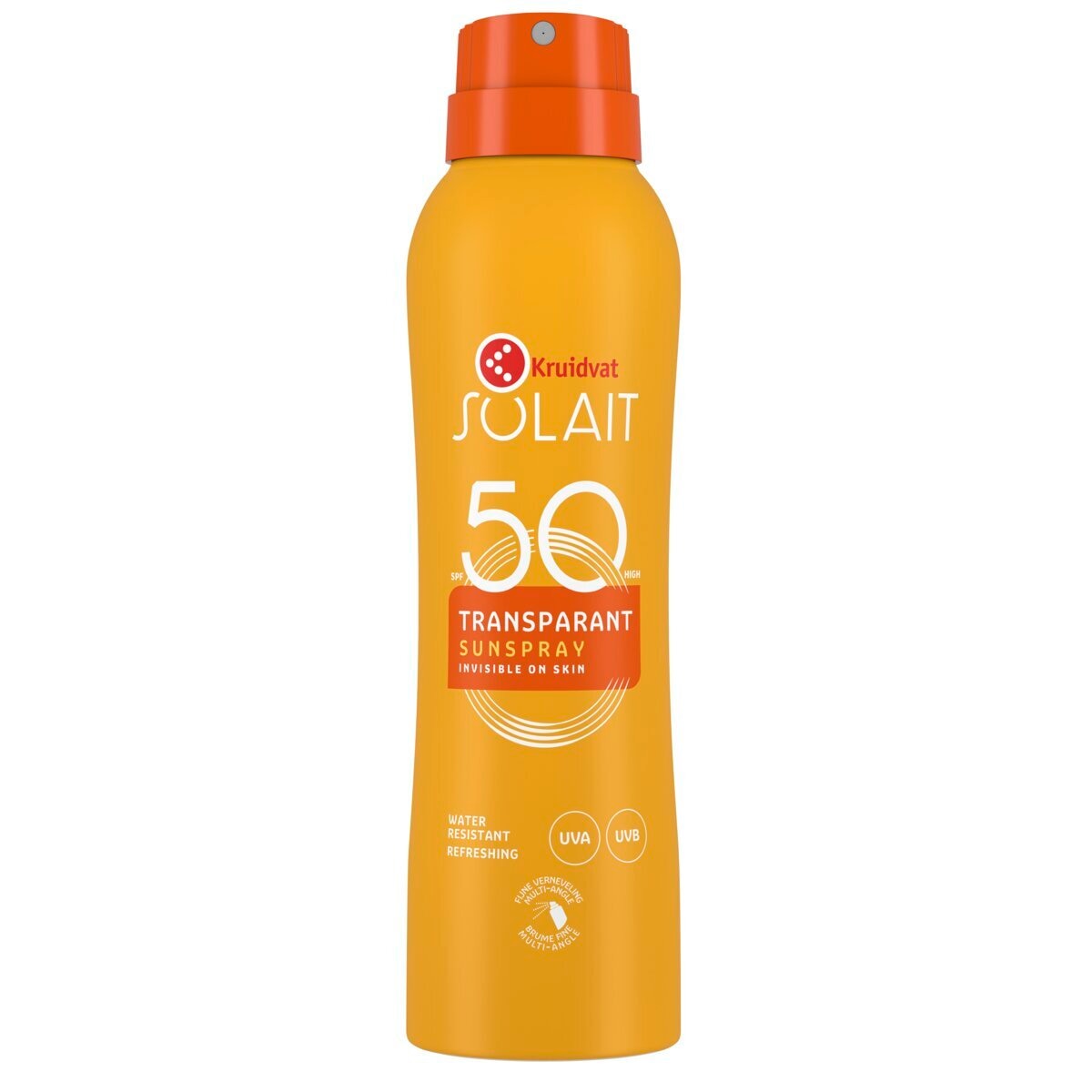 Product afbeelding van Kruidvat Solait SPF50 Refreshing Sunspray - 200ml