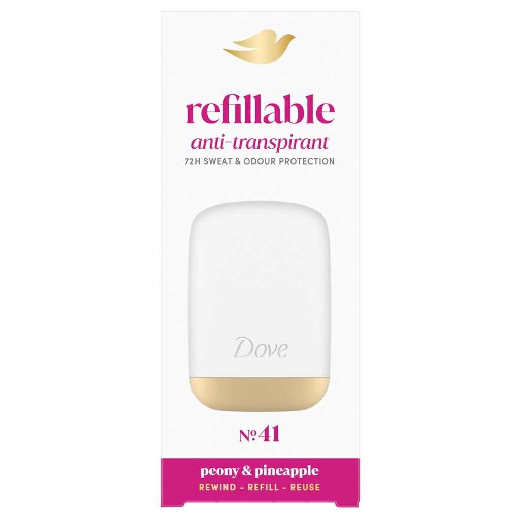 Dove No. 1 Peony & Pineapple Refillable Antitranspirant Starterkit 