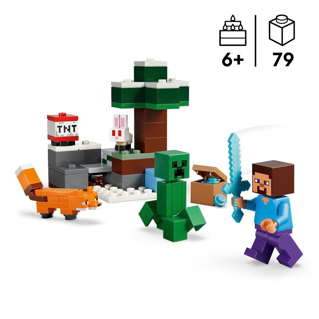 LEGO Minecraft 21583 Steve's Taiga-avontuur