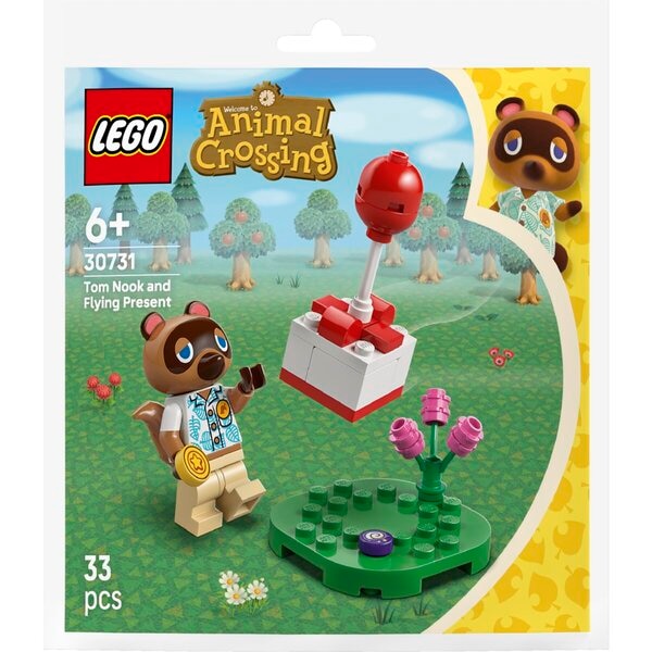 LEGO Animal Crossing 30731 Tom Nook en het Vliegende Cadeautje