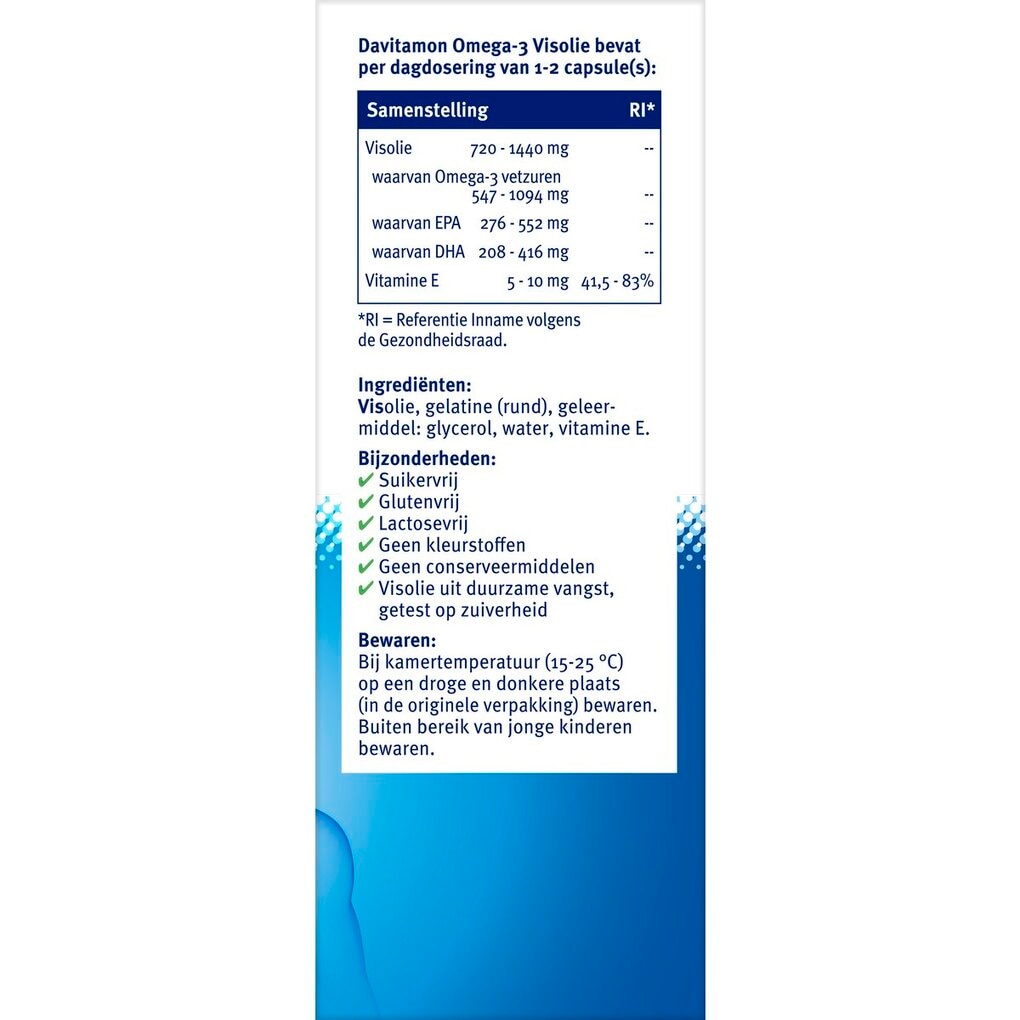 Davitamon Omega-3 Visolie 60 Capsules