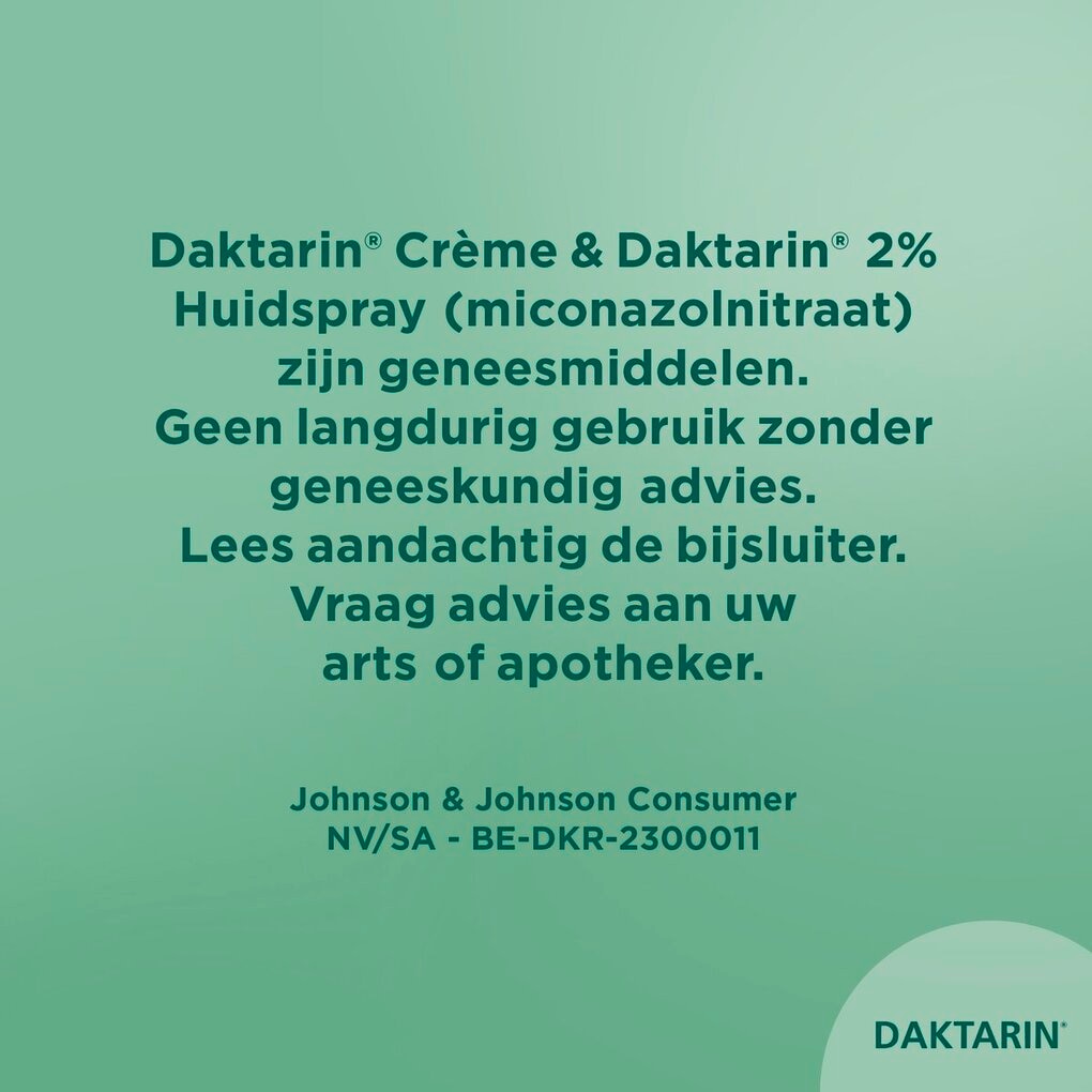 Daktarin Miconazolnitraat 20mg/g Crème