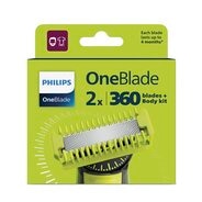 Philips OneBlade 360 scheermesjes - QP624/50 - 2 mesjes