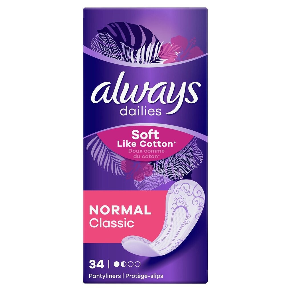 Always Dailies Soft Like Cotton Normal Inlegkruisjes
