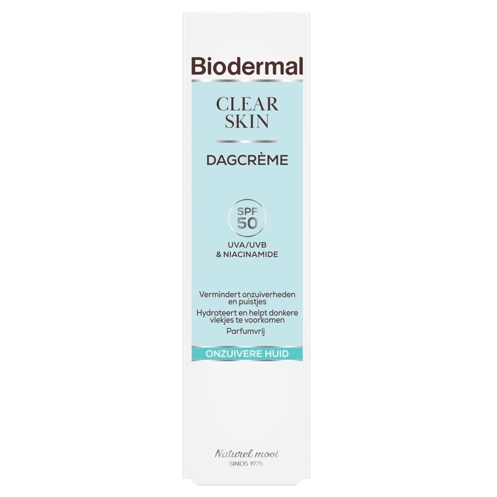 Biodermal Clear Skin SPF50 Dagcrème Biodermal Clear Skin SPF50 Dagcrème
