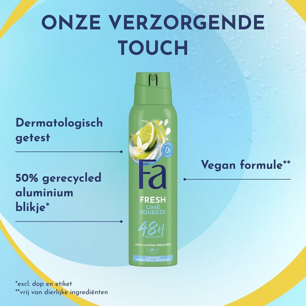 Fa Lime Squeeze Deodorant Spray