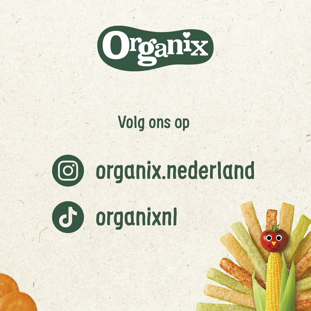 Organix 7+M Melty Veggie Groentesticks