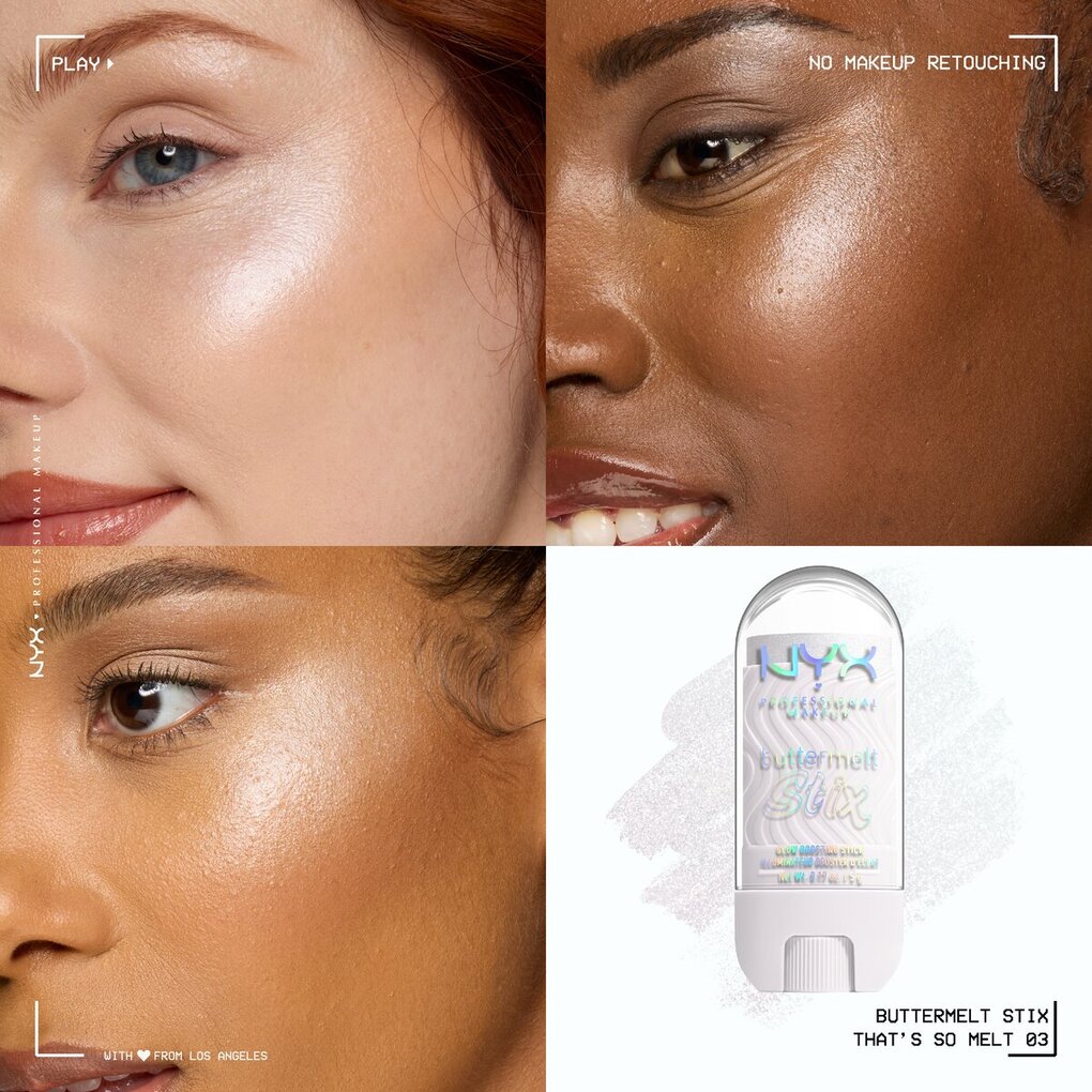 NYX Professional Makeup Buttermelt Stix 03 That's So Melt Glow Boosting Stick