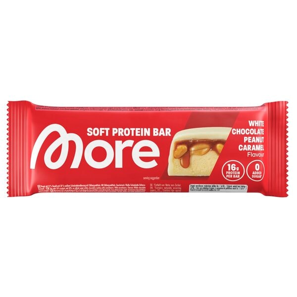 More White Chocolate Peanut Caramel Soft Protein Bar