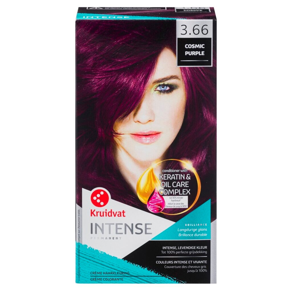 Kruidvat Intense 3.66 Cosmic Purple Crème Haarkleuring