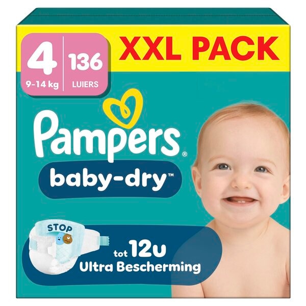 Pampers Baby-Dry Maat 4 Luiers