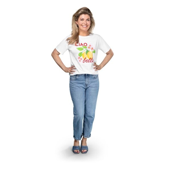 Pauline Wingelaar Ciao Bella Dames-T-Shirt