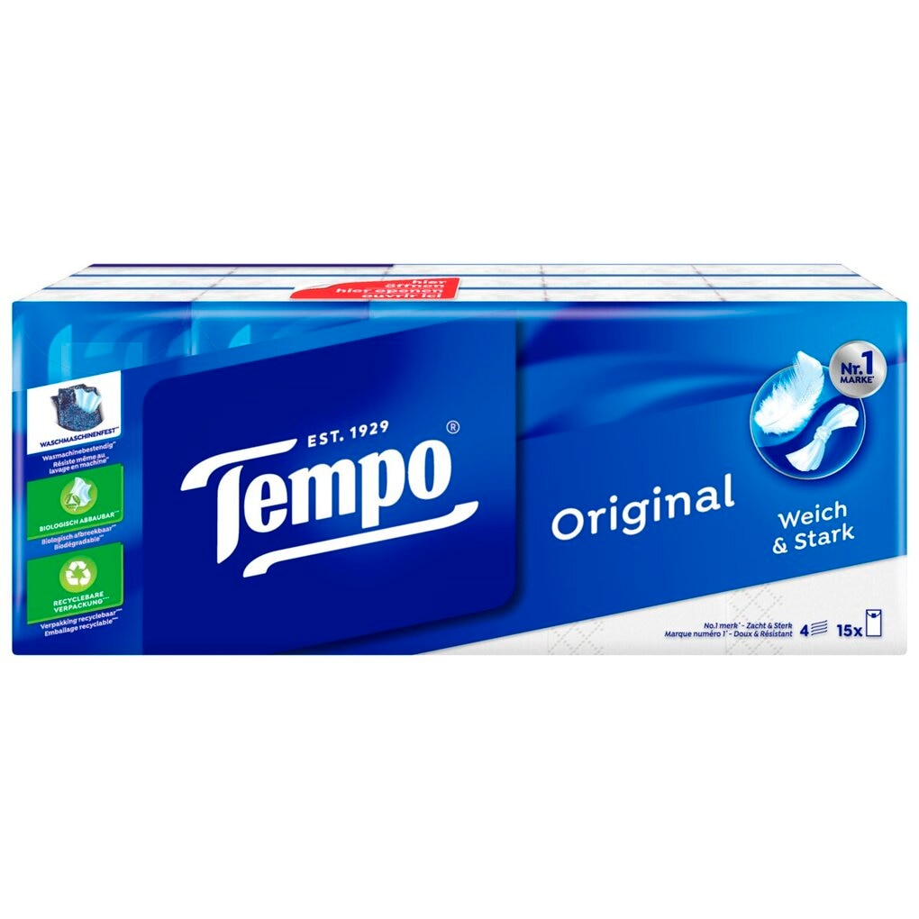 Tempo Regular Zakdoekjes Tempo Regular Zakdoekjes