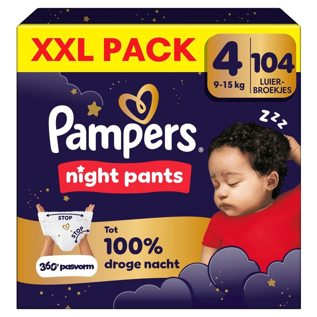 Pampers Night Pants Maat 4 Luierbroekjes