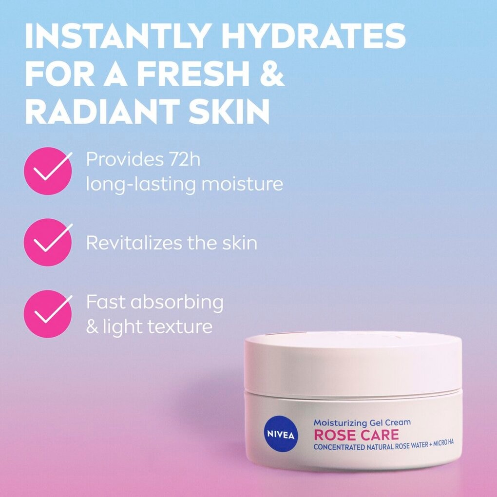 NIVEA Rose Care Hydraterende Gezichtsgel